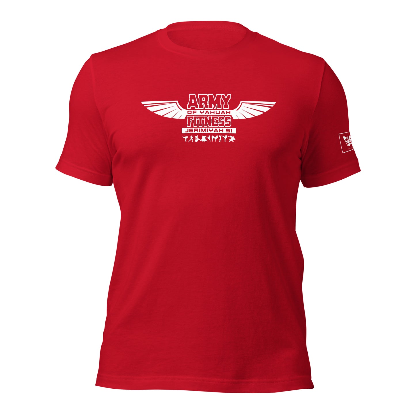 A.O.Y. white print Short-Sleeve Unisex T-Shirt