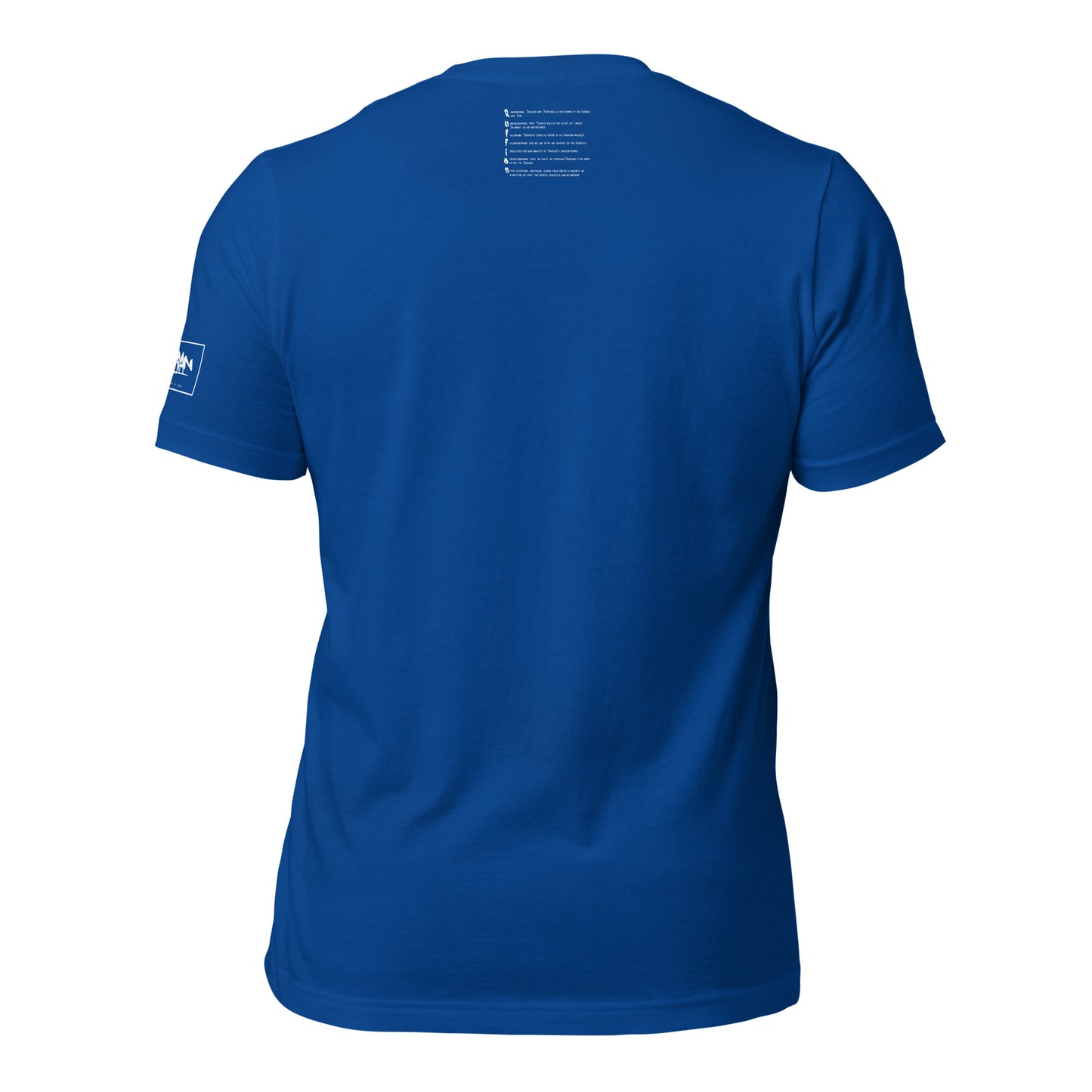 A.O.Y. white print Short-Sleeve Unisex T-Shirt