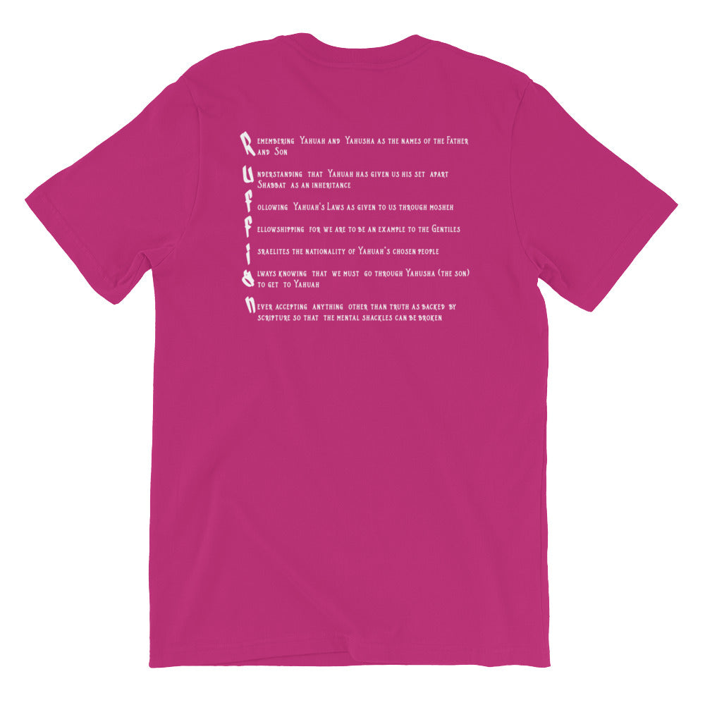 Womens Short-Sleeve RUFFIAN box logo T-Shirt