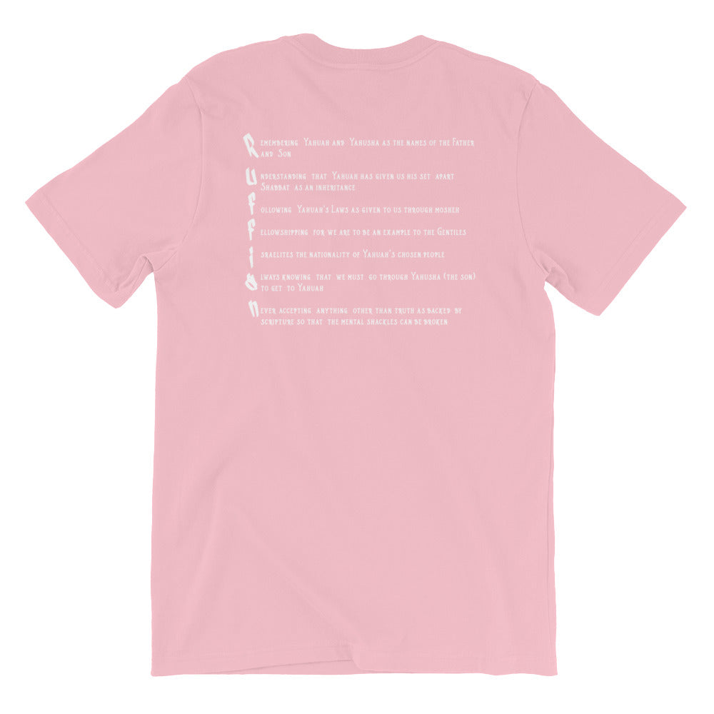 Womens Short-Sleeve RUFFIAN box logo T-Shirt