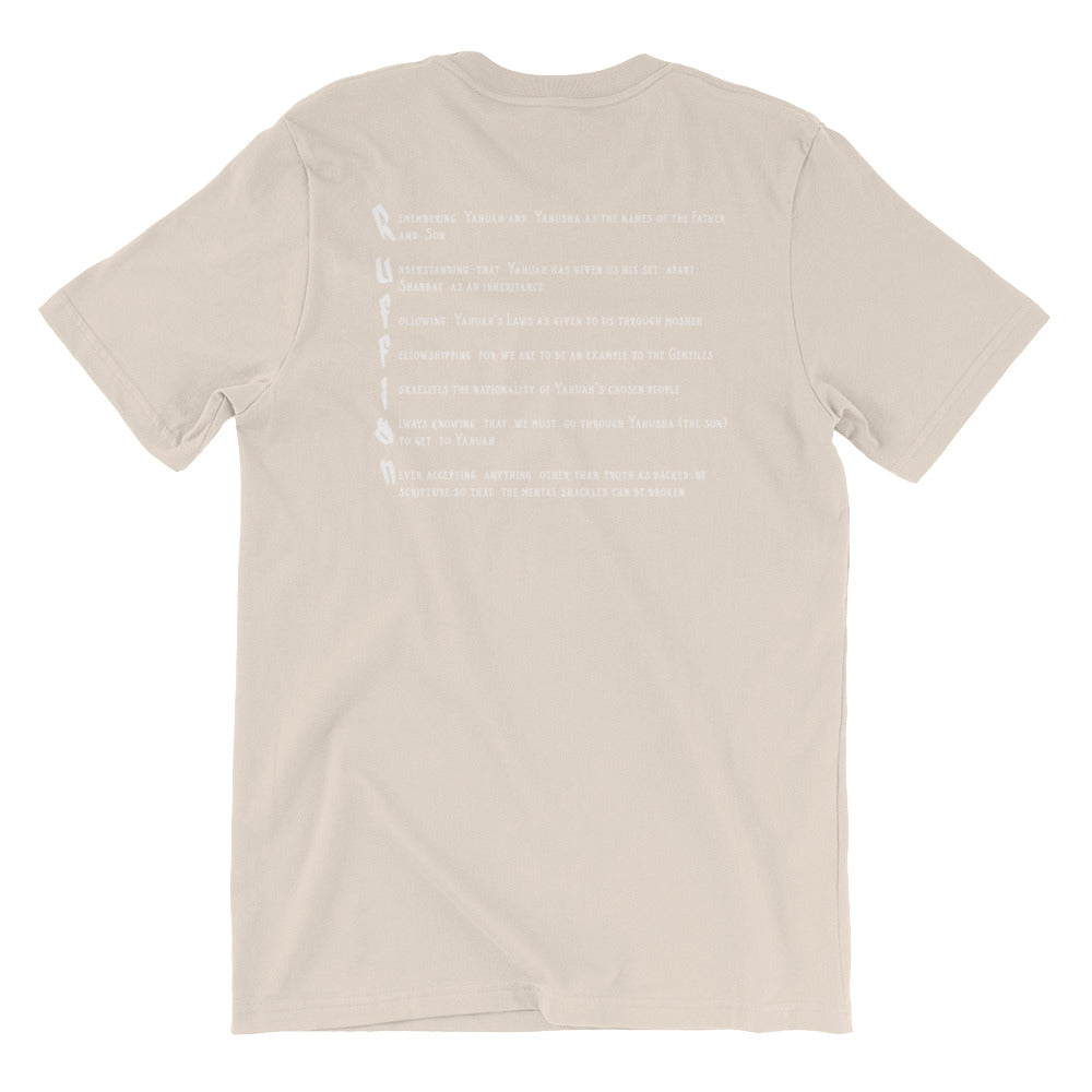 Womens Short-Sleeve RUFFIAN box logo T-Shirt