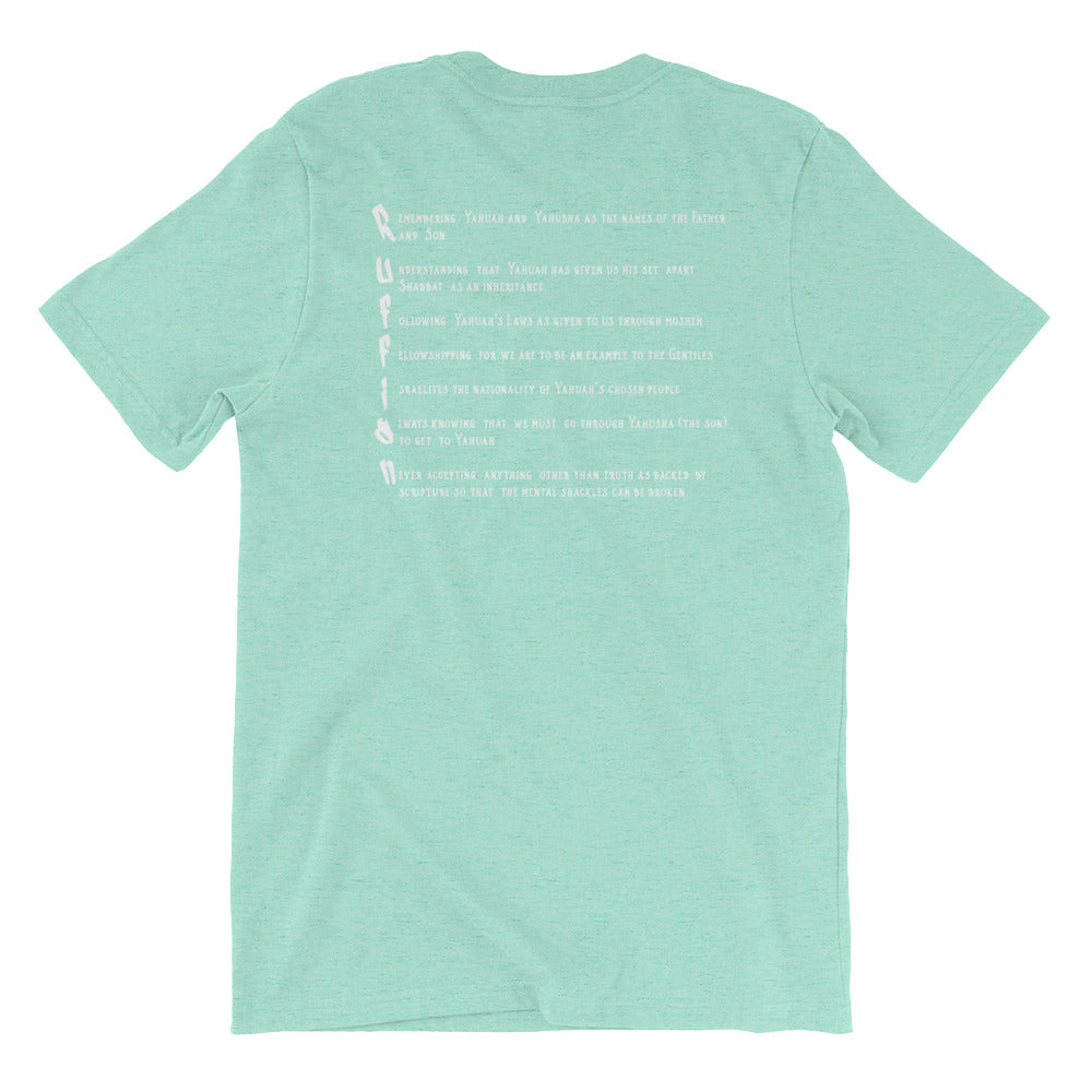 Womens Short-Sleeve RUFFIAN box logo T-Shirt