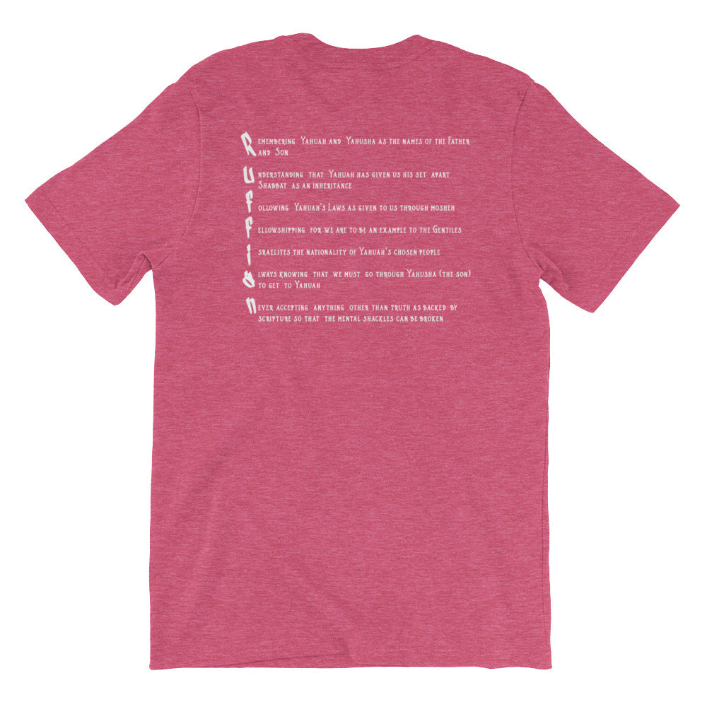 Womens Short-Sleeve RUFFIAN box logo T-Shirt