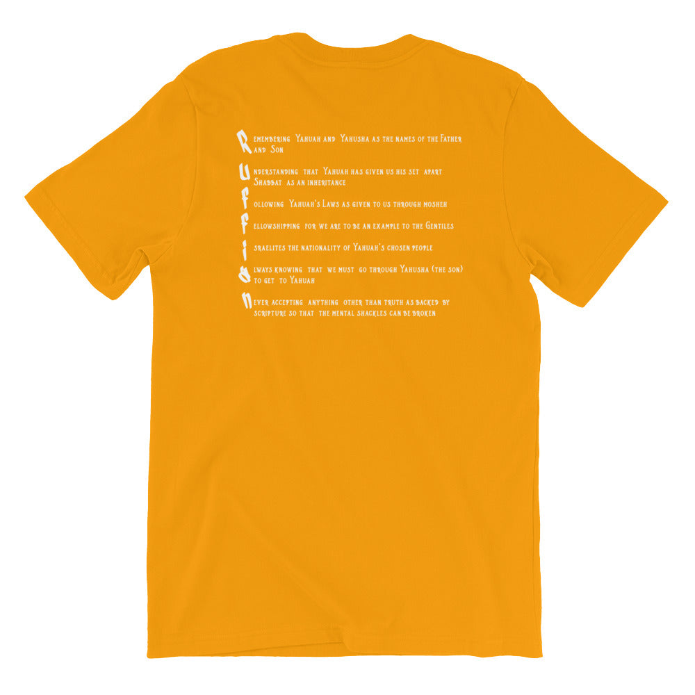Womens Short-Sleeve RUFFIAN box logo T-Shirt