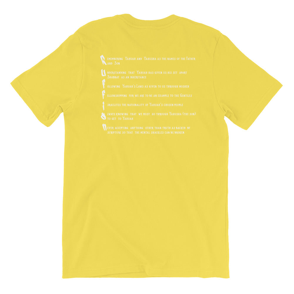 Womens Short-Sleeve RUFFIAN box logo T-Shirt