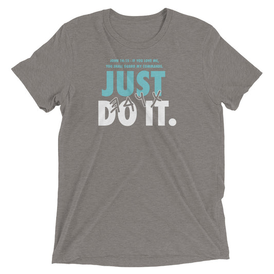 Terquoise Just Do It Short sleeve t-shirt