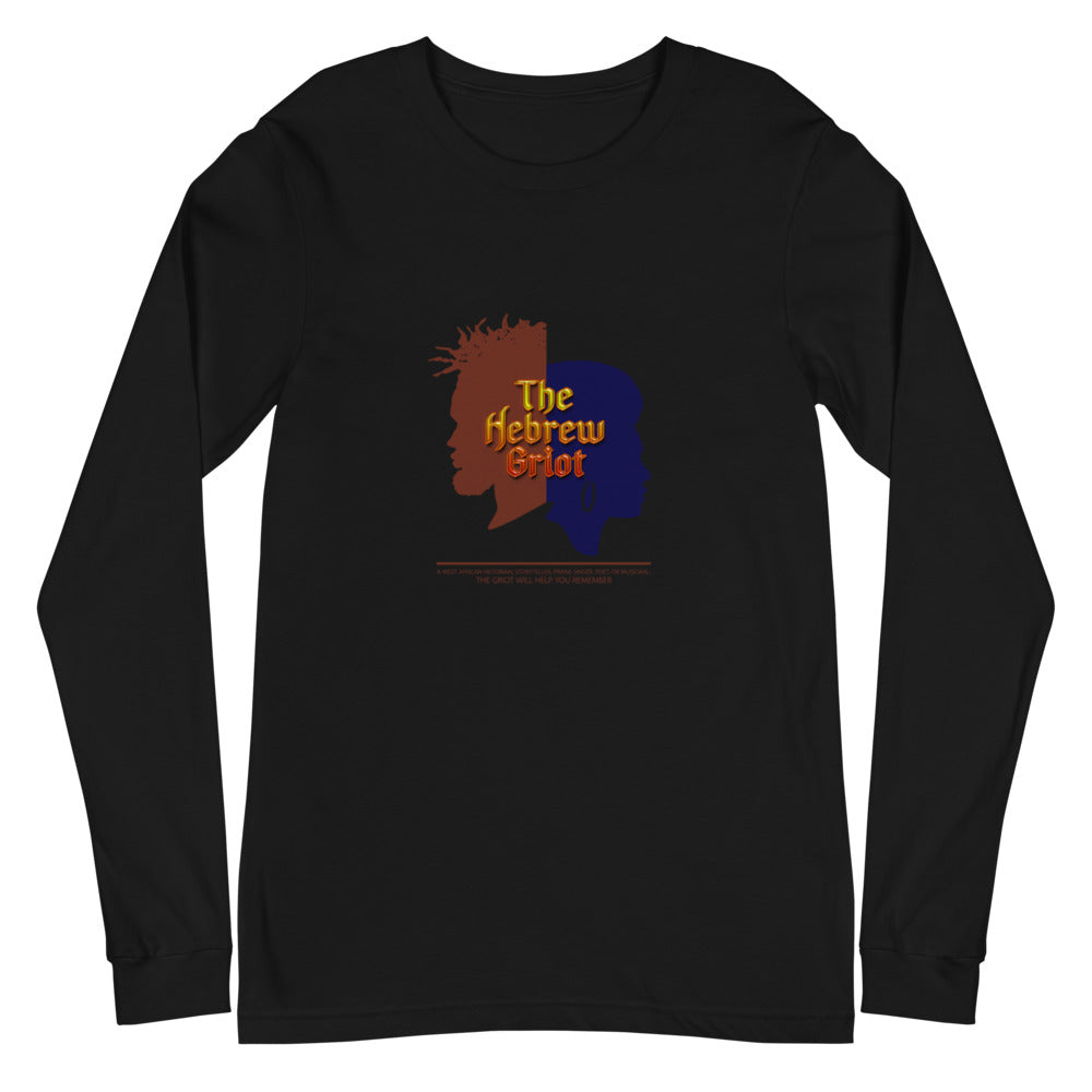Hebrew Griot Long Sleeve Tee