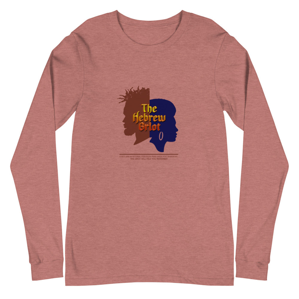 Hebrew Griot Long Sleeve Tee