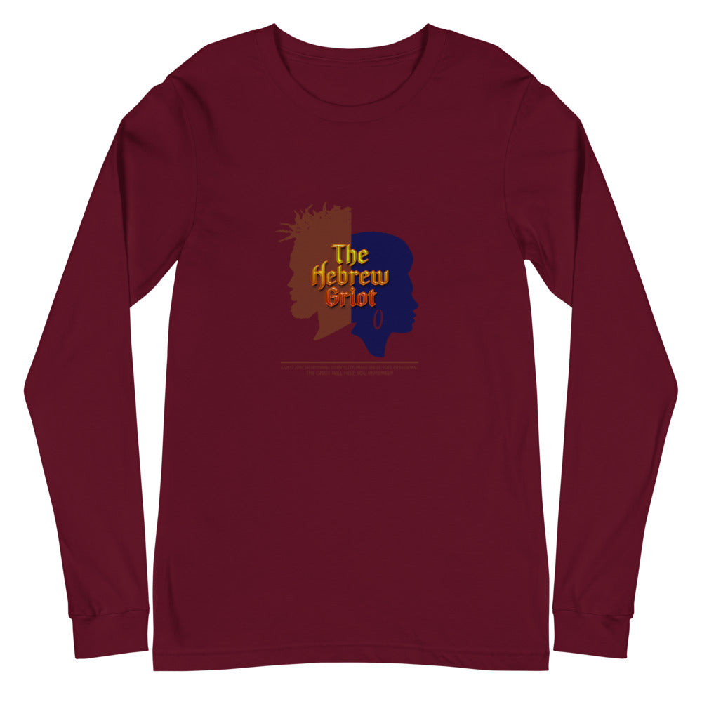 Hebrew Griot Long Sleeve Tee