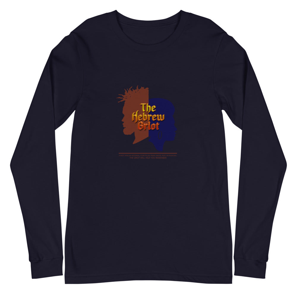 Hebrew Griot Long Sleeve Tee