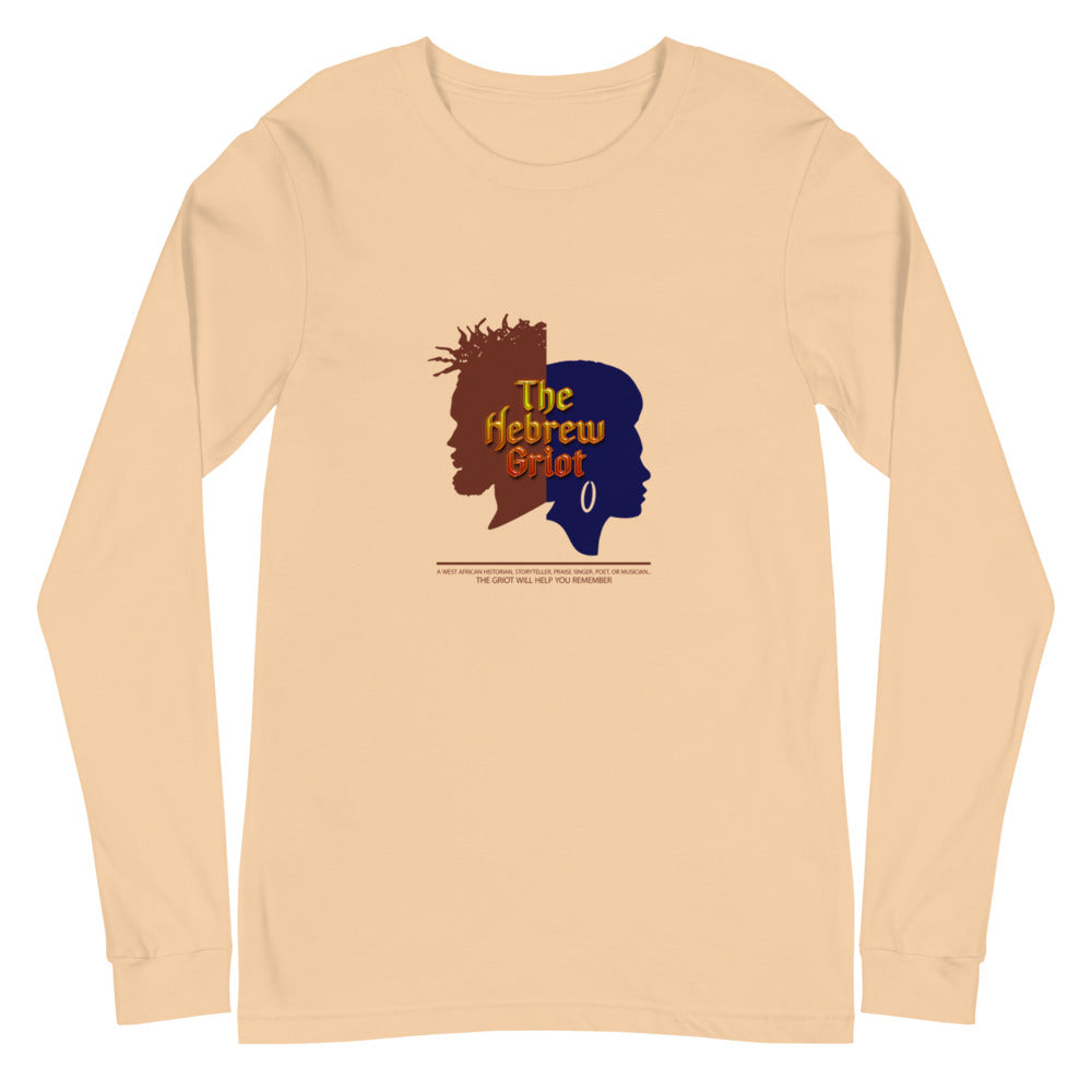 Hebrew Griot Long Sleeve Tee