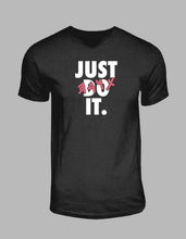 Black and White Just Do It Short-Sleeve T-Shirt
