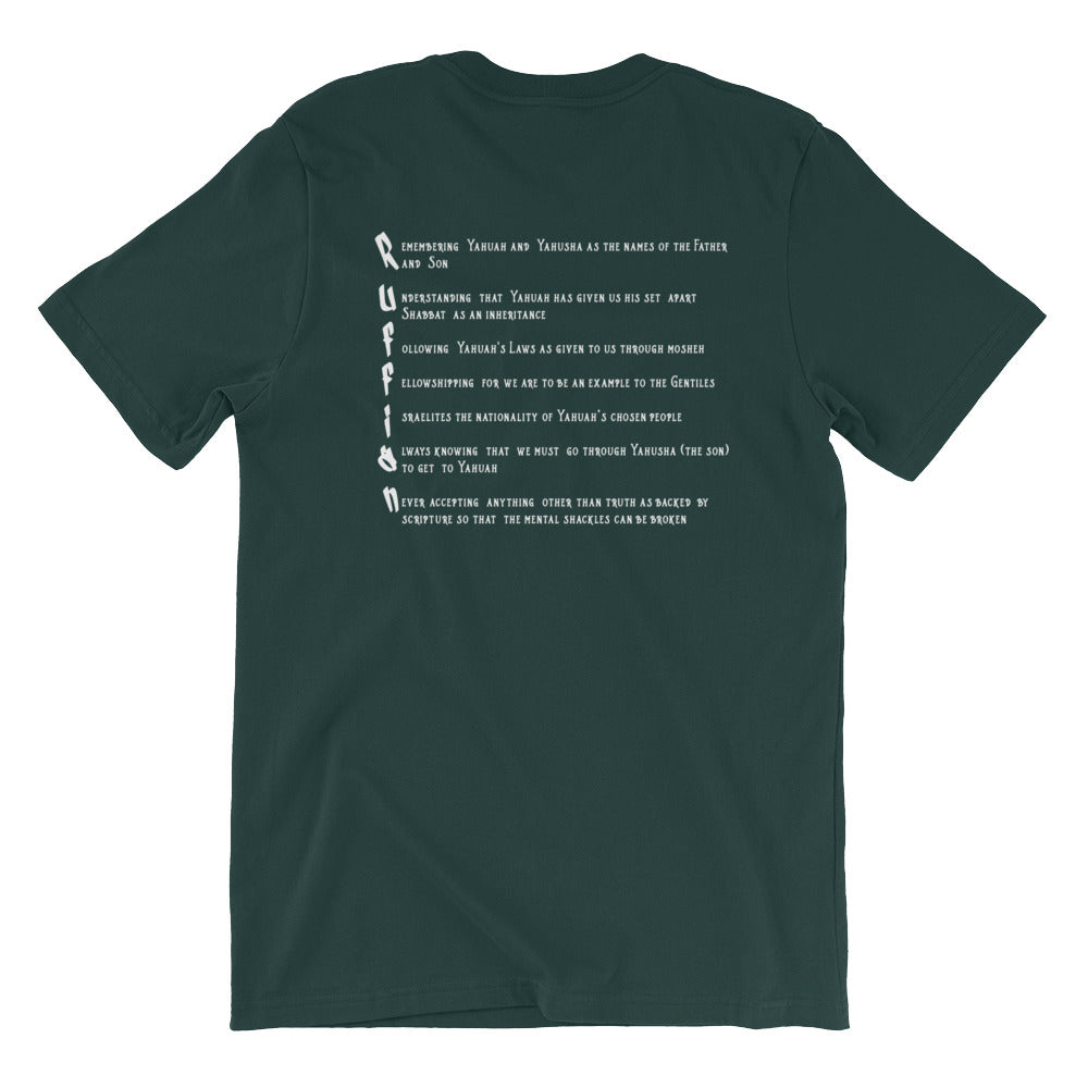 Mens Short sleeve -RUFFIAN box logo T-Shirt