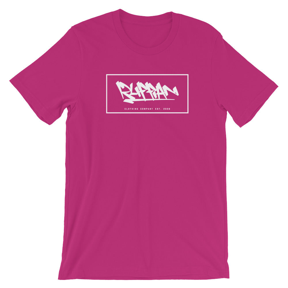 Womens Short-Sleeve RUFFIAN box logo T-Shirt